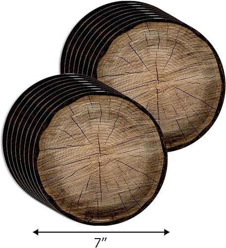 Miniatura 4 de Birthday Galore Suministros para fiestas temáticas de Woods en dos el árbol salvaje 64 piezas