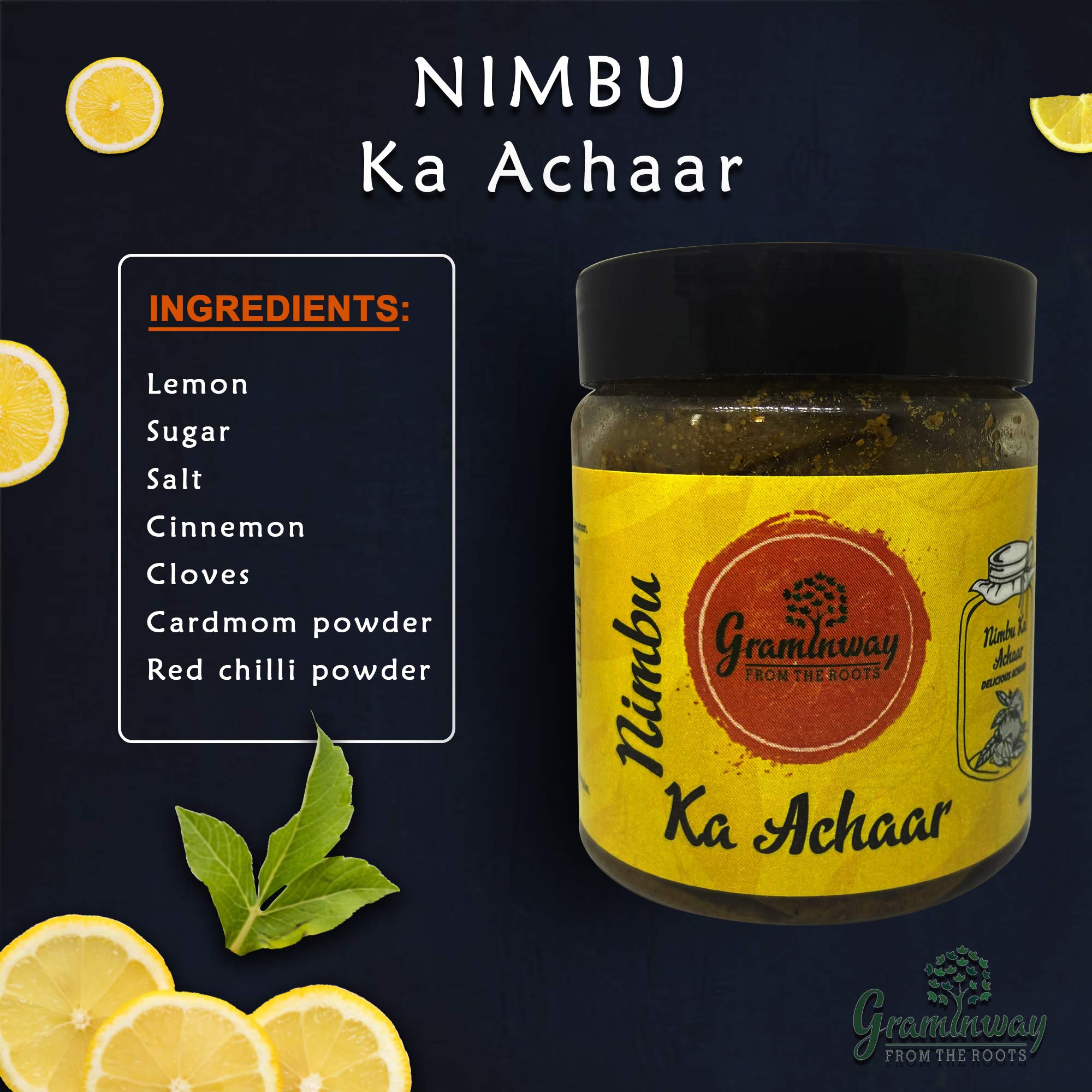 Graminway Tasty Lemon Pickle | Nimbu Achar 250gm 2