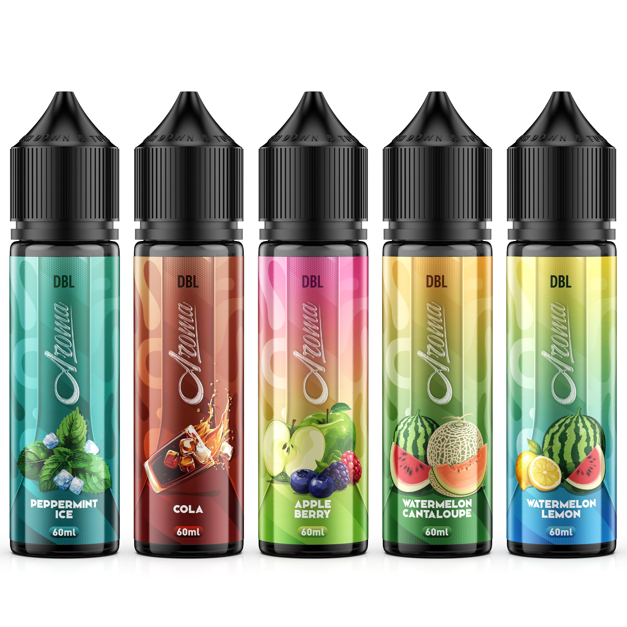 Aromakonzentrat 5x20ml, Intensives Lebensmittelaroma Ideal zum Backen, in Lebensmitteln & Getränken, auch für Vernebler, Nebelmaschinen, uvm