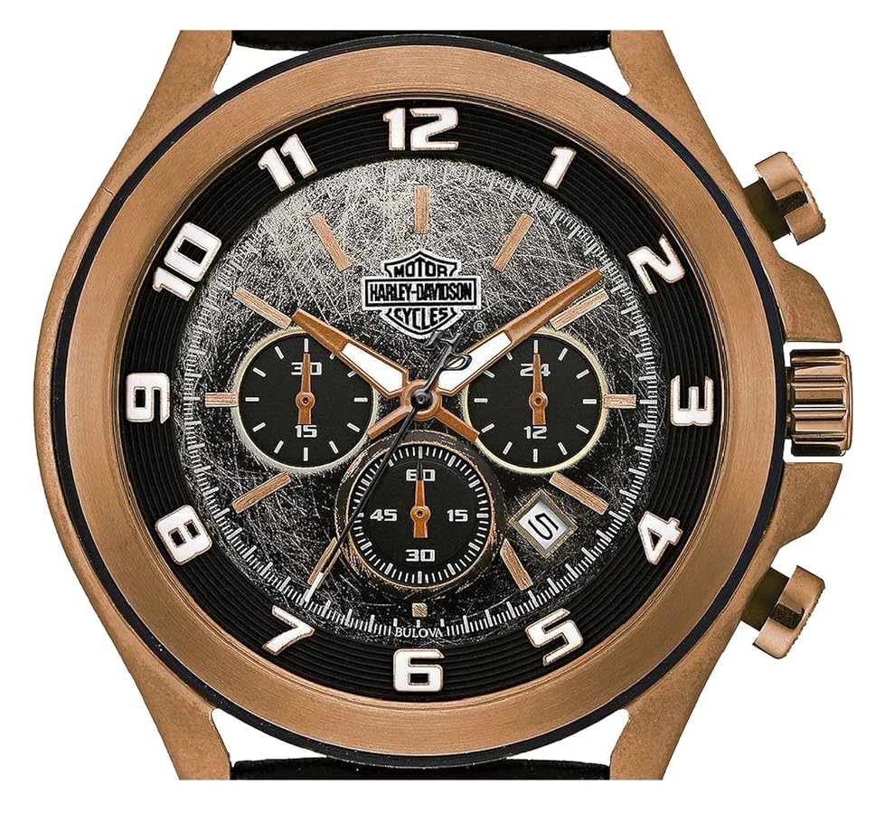 Harley-Davidson　ハーレーダビッドソン Bulova 腕時計 ultra rare [Harley Davidson] Bulova/ Harley Davidson / men's