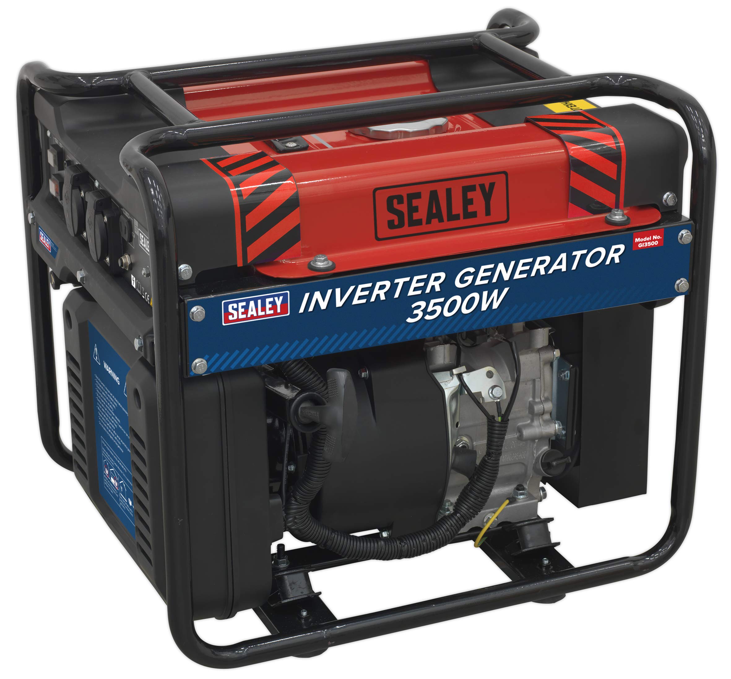 Sealey 3500W 230V Inverter Generator - 4-Stroke Engine - GI3500