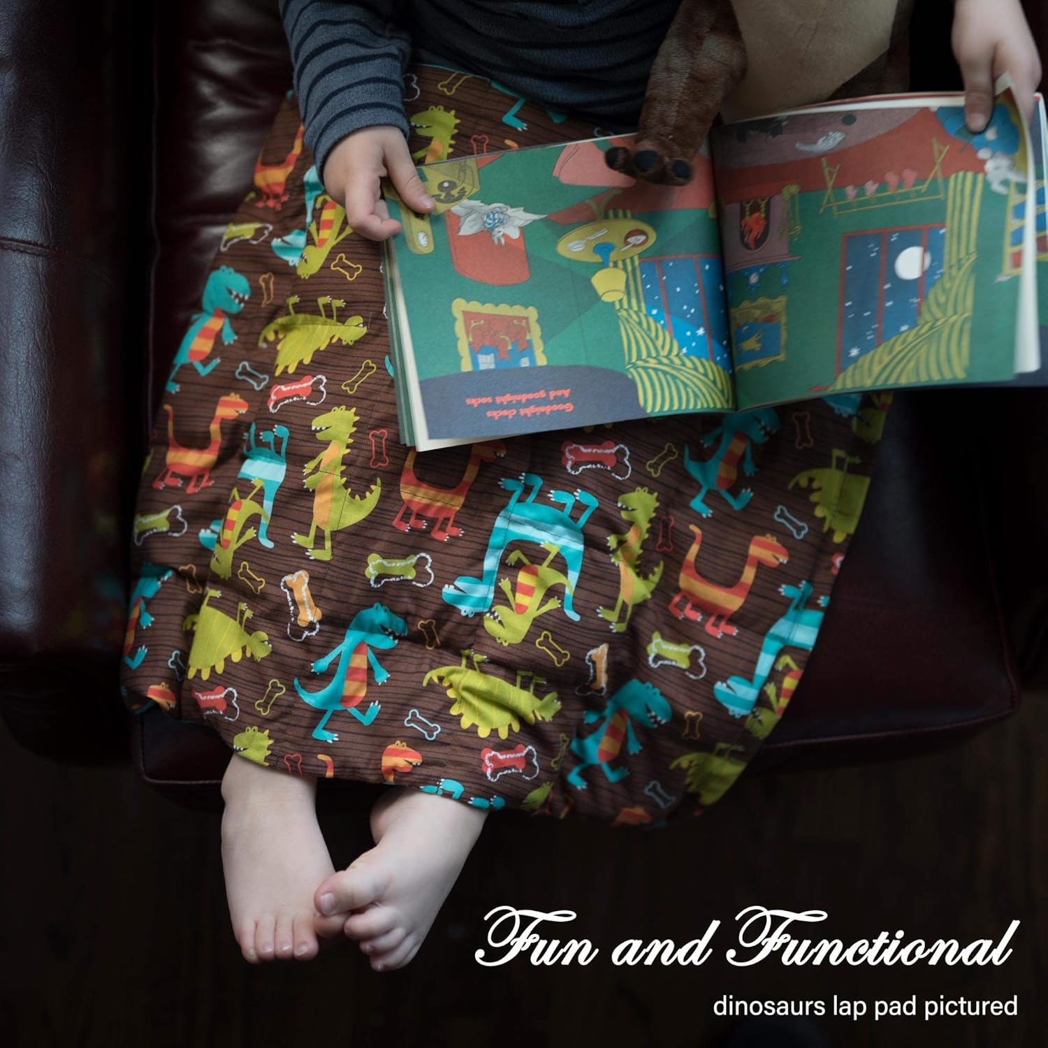 Flаѕh Dеаlѕ - 60% оƒƒ Calming Covers Weighted Blanket for Kids (6 lbs, 35 x 41, Football Cotton & Minky)