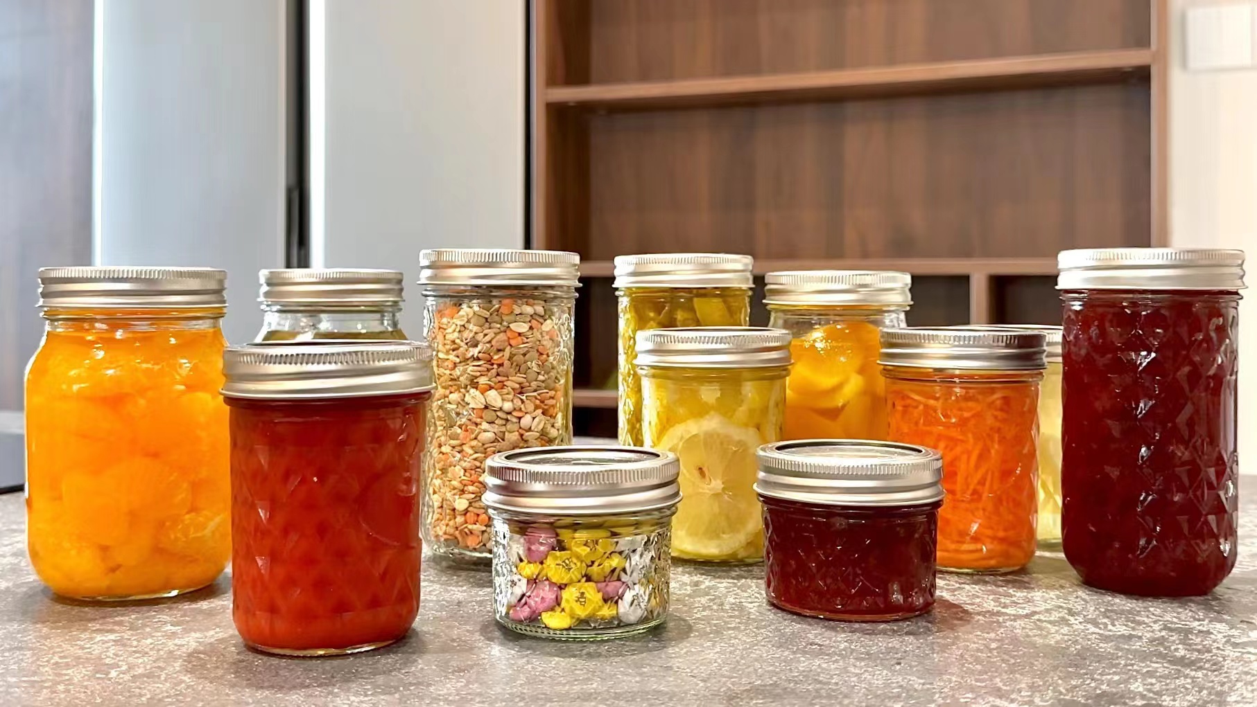 Amazon.com: SKOCHE Mason Jars 8 oz 24 Pack Half Pint Canning