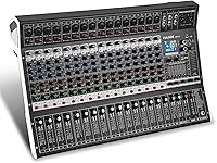 Vista 10 de Consola de mezclador de sonido profesional de 8 canales, 99 bits DSP, procesador digital de 99 bits, USB, Bluetooth, MP3 para entrada de grabación