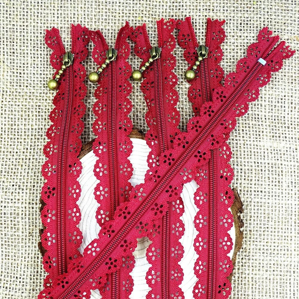 Zipper 20pcs 25-40 cm (8-20 Pollici) Pizzo Fai da Te Cerniera in Nylon