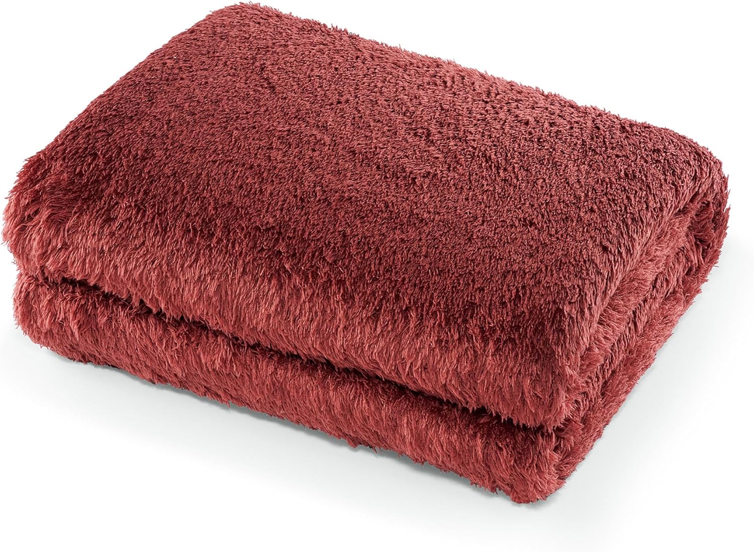 Cozy Chenille Sherpa Throw Blanket - Soft, Plush, Fluffy Sofa and Bed Throw, Great Gift for Women, Teens - All Season Home Décor (Apple Butter, 50" x 60")