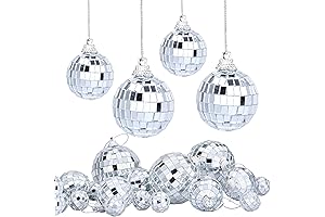 Disco Shimmer Foam: Kicko Mirror Disco Ball Ornaments