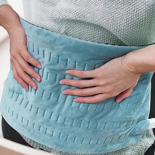 Miniatura 3 de Almohadilla térmica de piedra de jade: almohadilla térmica con peso para dolor de espalda, músculo, alivio de la artritis, terapia de calor seco y