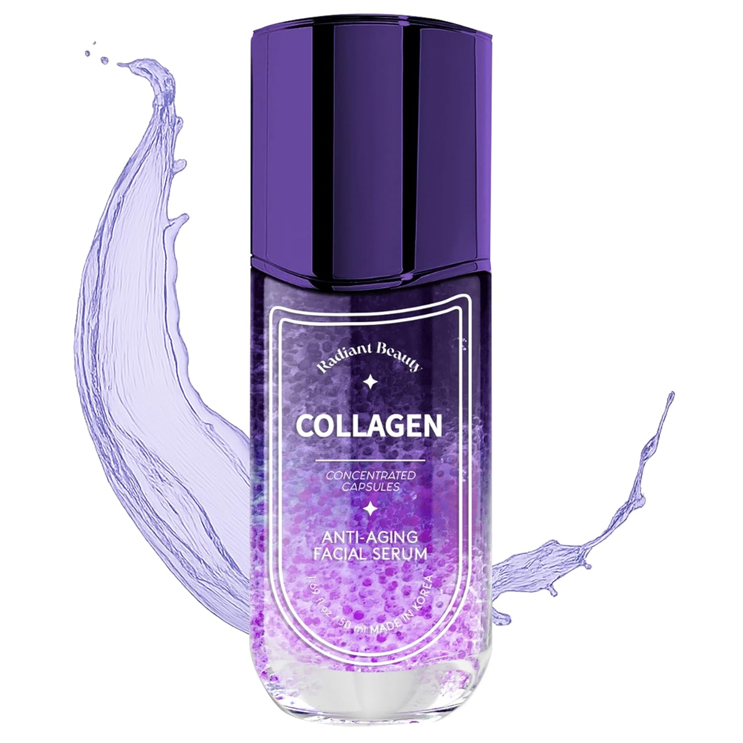 Collagen Anti-Aging Facial Serum – Deeply Moisturizing & Smoothing, Diminishes Dark Spots & Wrinkles – Dermatologist Tested, Korean Skin Care – 50mL / 1.69 fl.oz