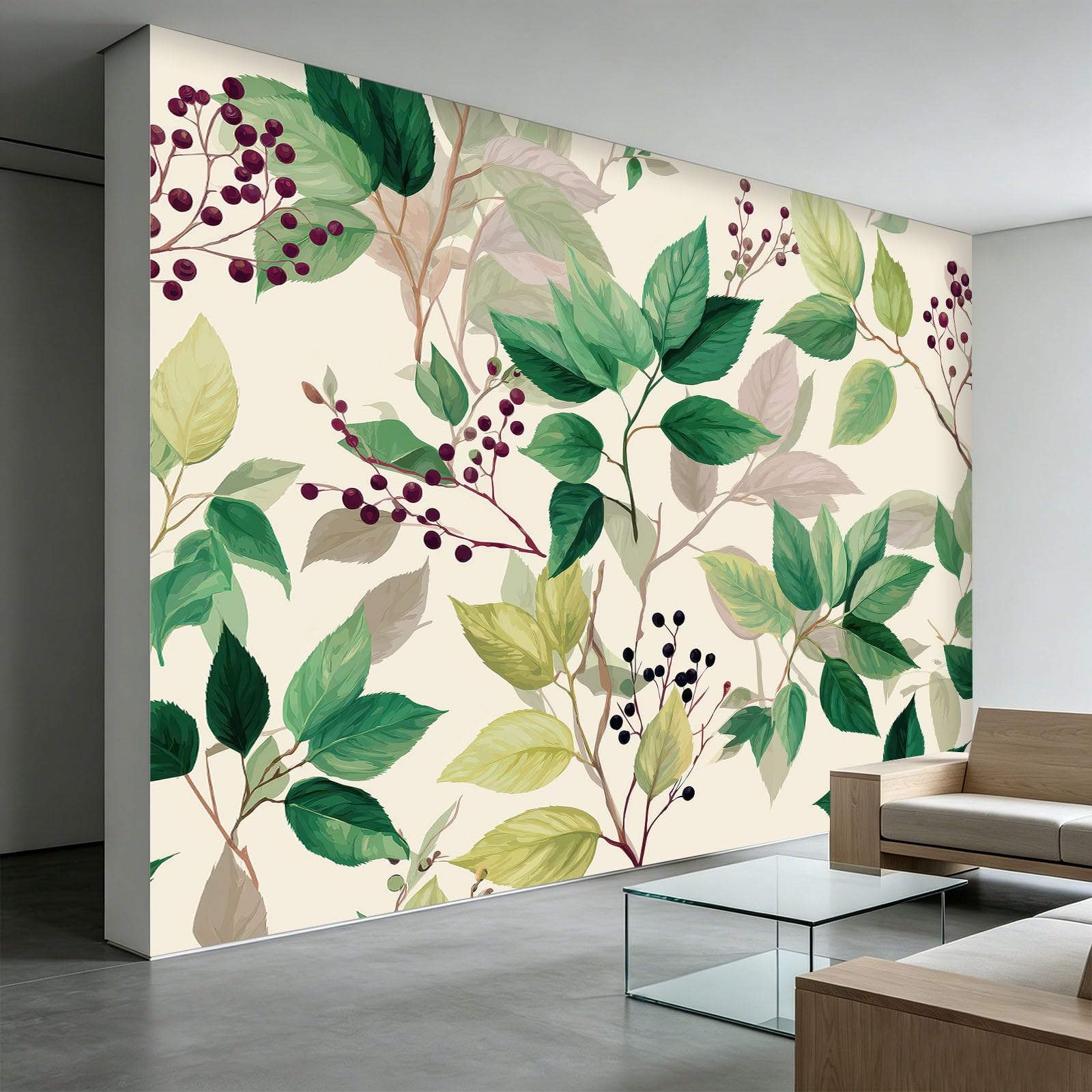Tapeta z włókniny dla chłopców i dziewczynek, 200 x 140 cm, do pokoju dziecięcego, salonu, sypialni, tapeta ścienna, efekt 3D, zielona