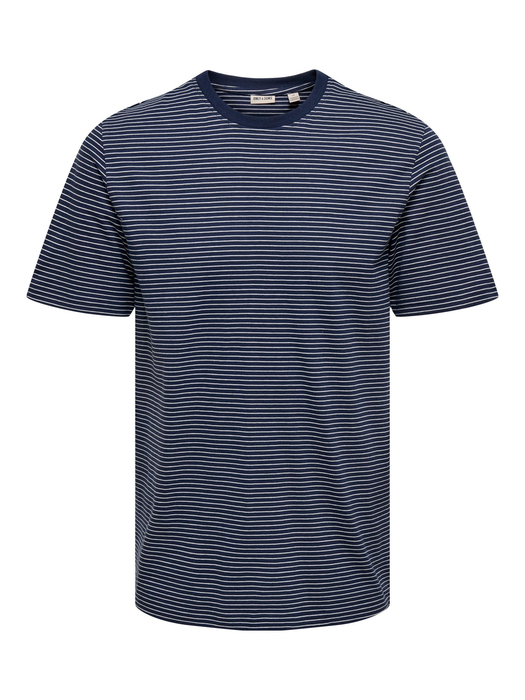 Only & Sons Herren Onsfred Life RLX Ss Stripe Tee Noos Onsfred Life RLX Ss Stripe Tee Noos (1er Pack)