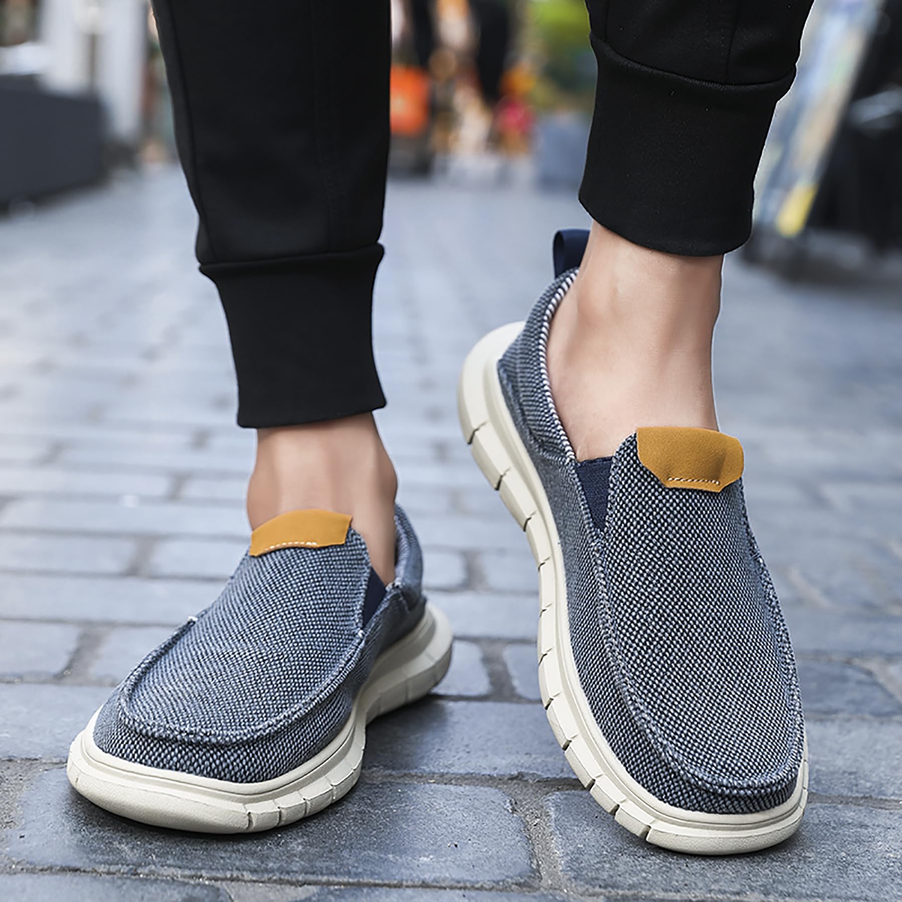 Axcone Mocassini Uomo Classico Piatto Slip On Sportive Scarpe Ginnastica Corsa Slipper & Mocassini Scarpe Sneakers 39-47