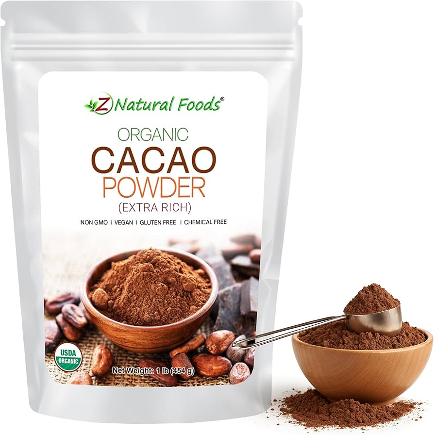 Amazon.com : Z Natural Foods Organic Cacao Powder - Unsweetened