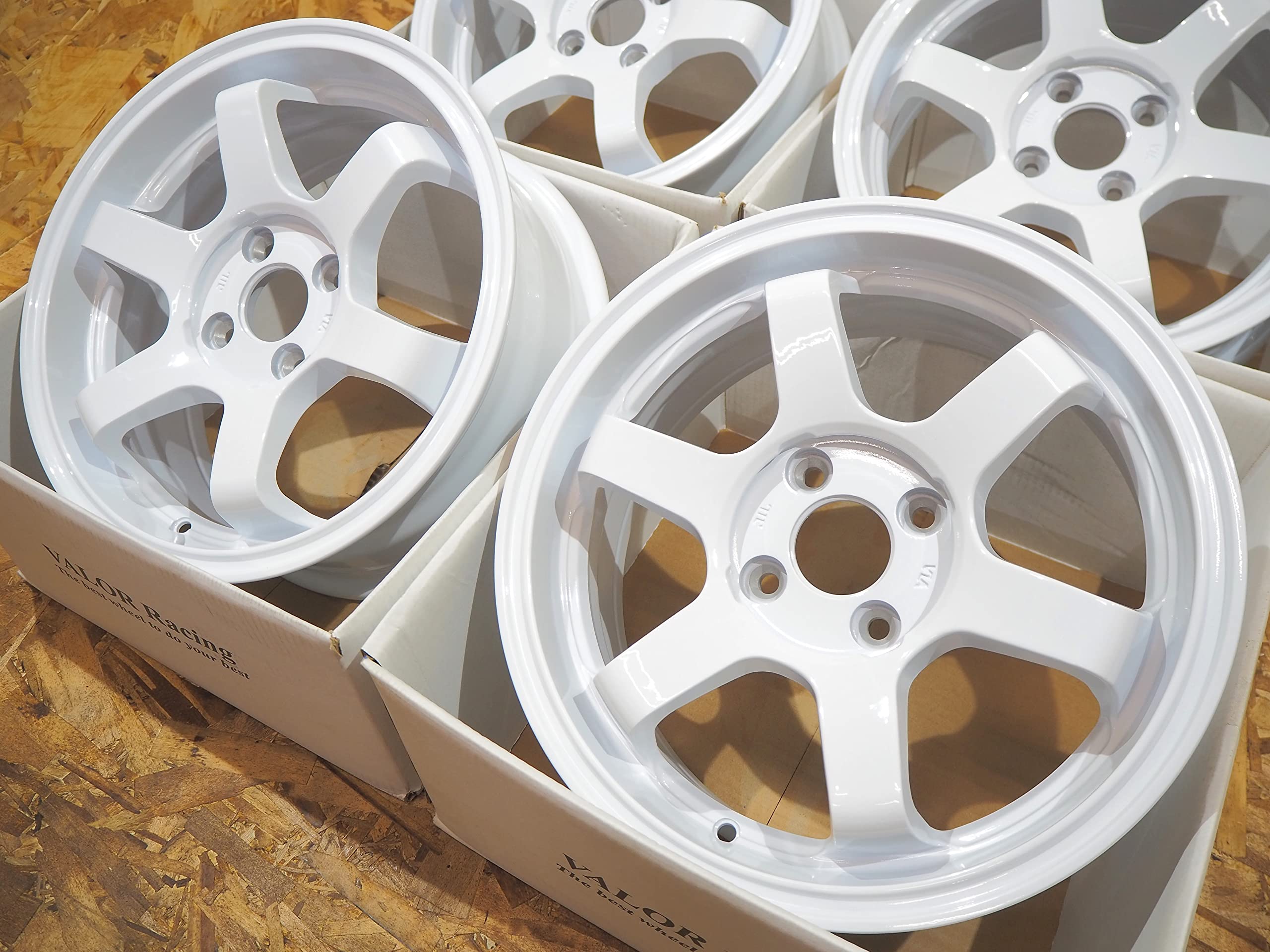 最終値下げ‼️深ゾリ　逆リム　半艶ブラック　15インチ6.5j＋38 4穴100 Amazon.co.jp: VALOR Racing TS6R 15inch 6.5J +38 4H100 Hiキャップ