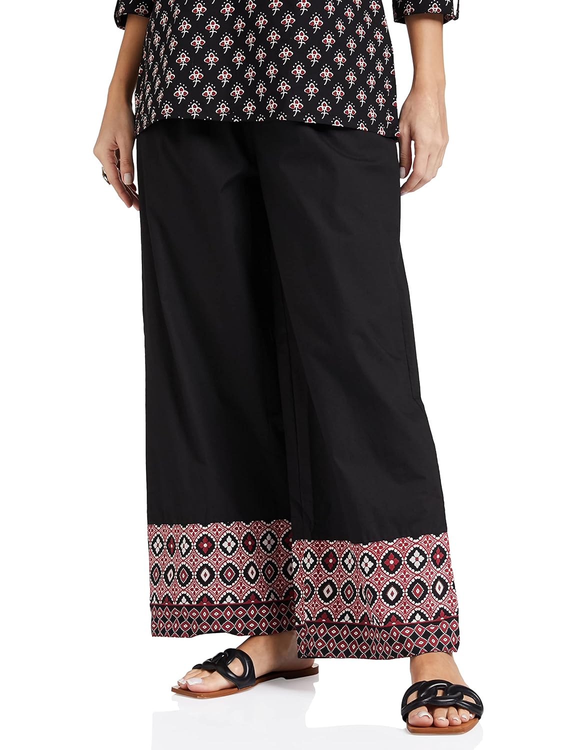 Amazon Brand – Myx Women’s Cotton Relaxed Palazzo Amazon Brand – Myx Women’s Cotton Relaxed Palazzo