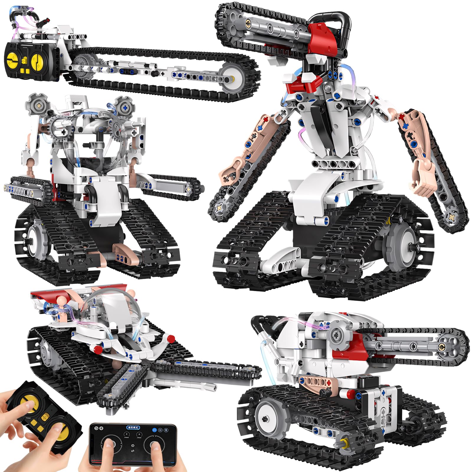 Amazon.com: CSNRHG 5 in 1 Chainsaw Robot Building Block Toy Set