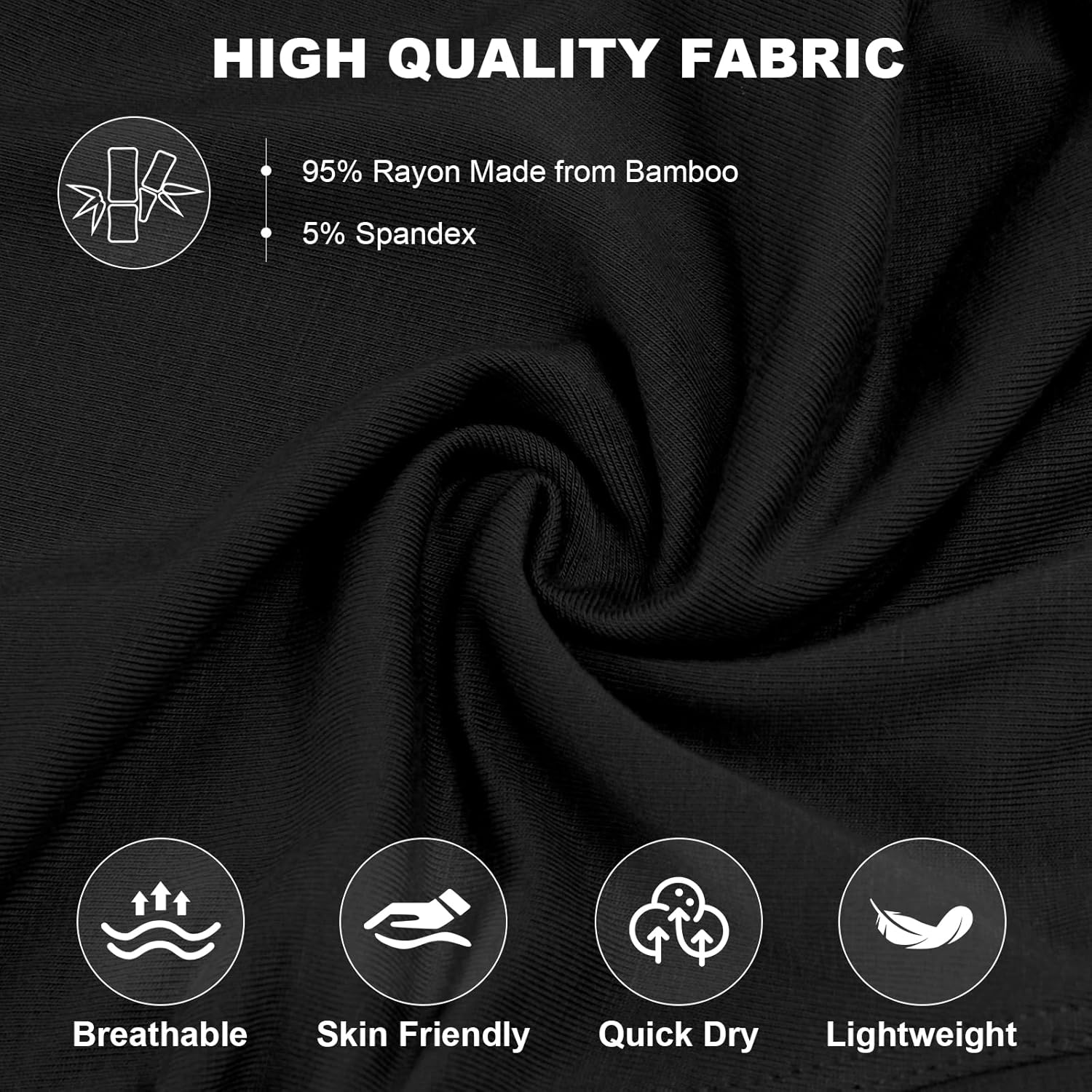 IGOLUMON Mens Underwear Boxer Briefs 7 Pack Breathable Bamboo Rayon Underwear Boxers for Men Soft Boxer Briefs with Pouch - Image 4