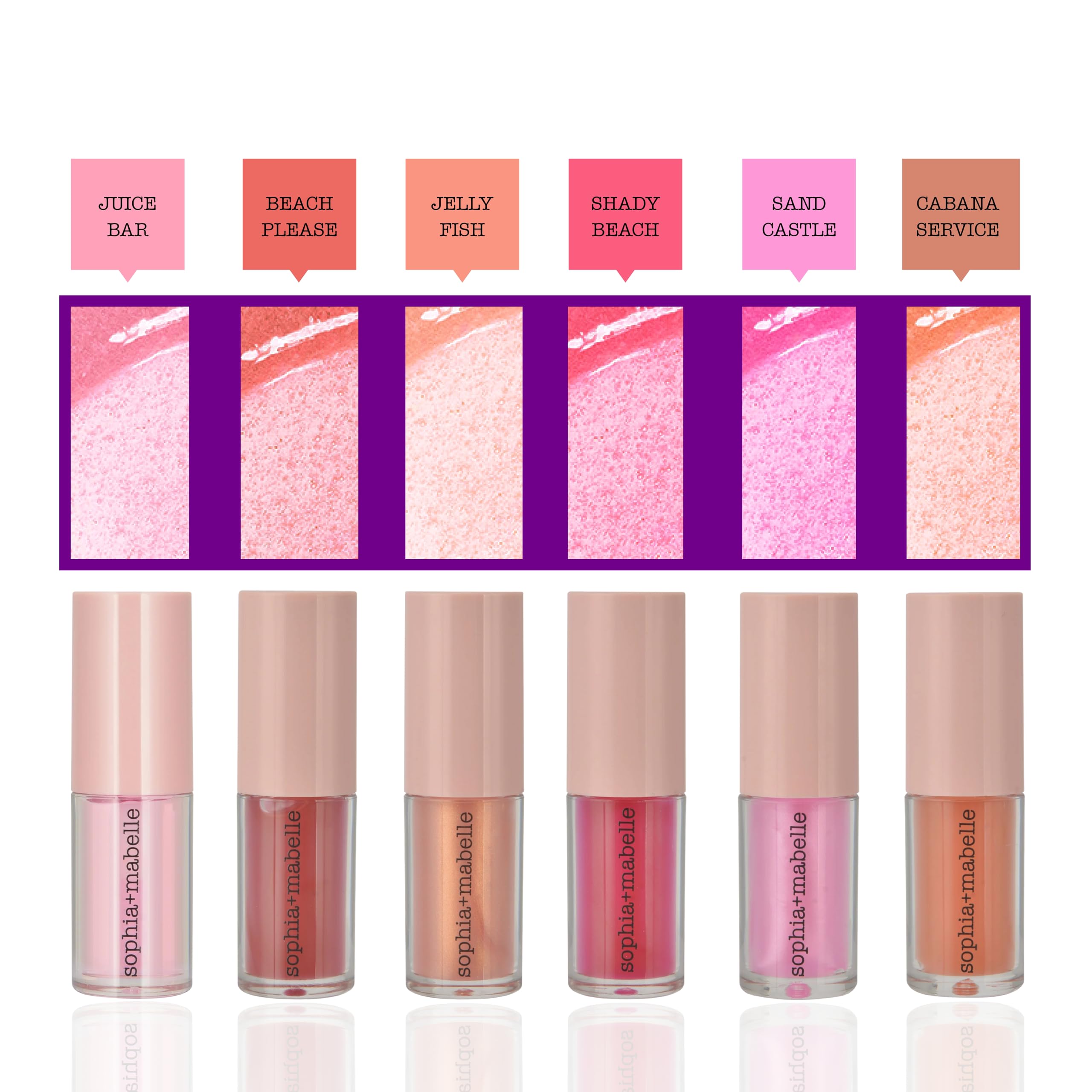 Amazon.com : Sophia + Mabelle Hydrating Lip Oil – Beach Please