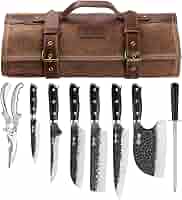 Gourmetproナイフセット Amazon.com: XCHIEF PRO Chef Knife Set, Hand Forged Meat