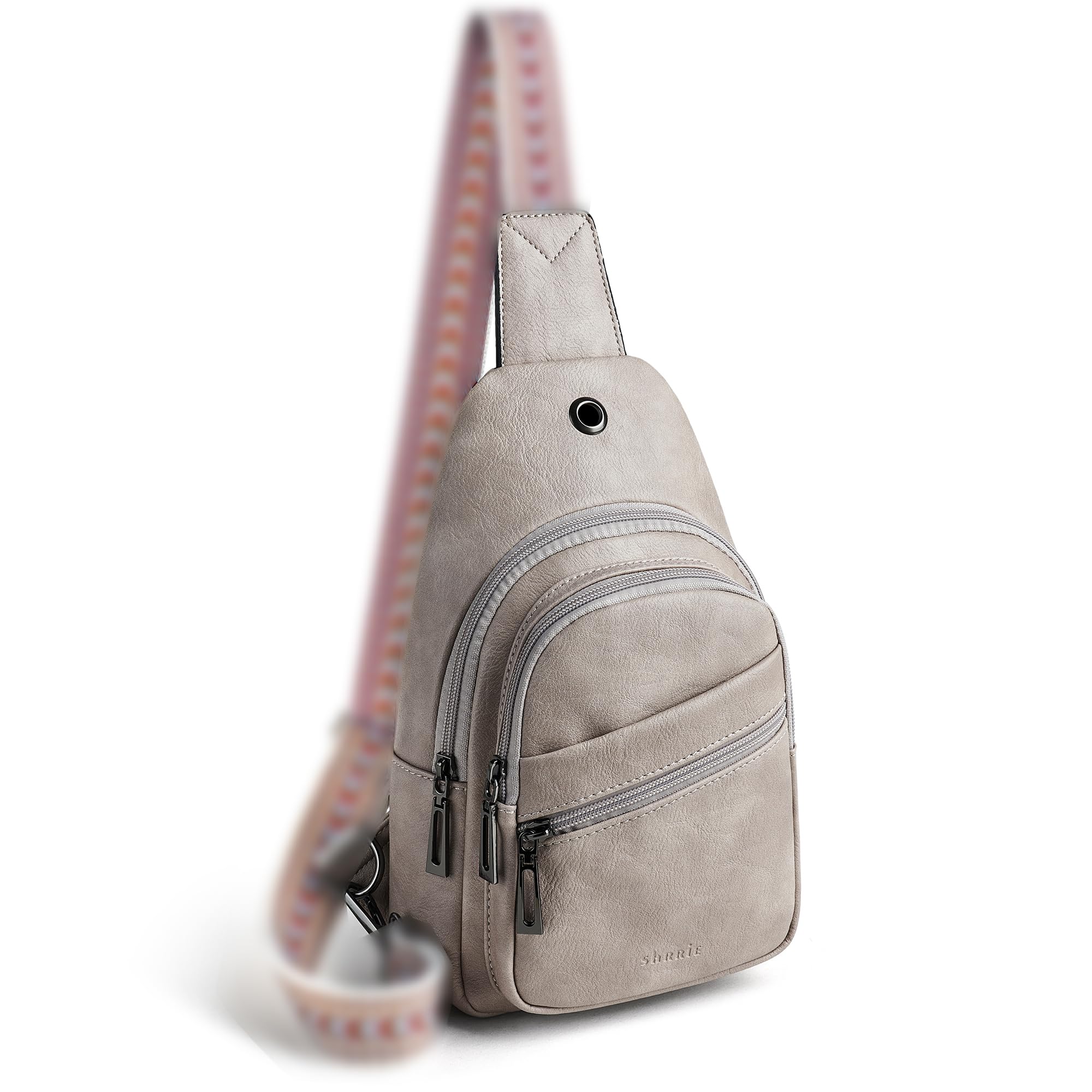 Sling Bag Crossbody Bag for Women Vegan Leather Fanny Pack Women Small Travel Purse Chest Waist Bag For Daily Use