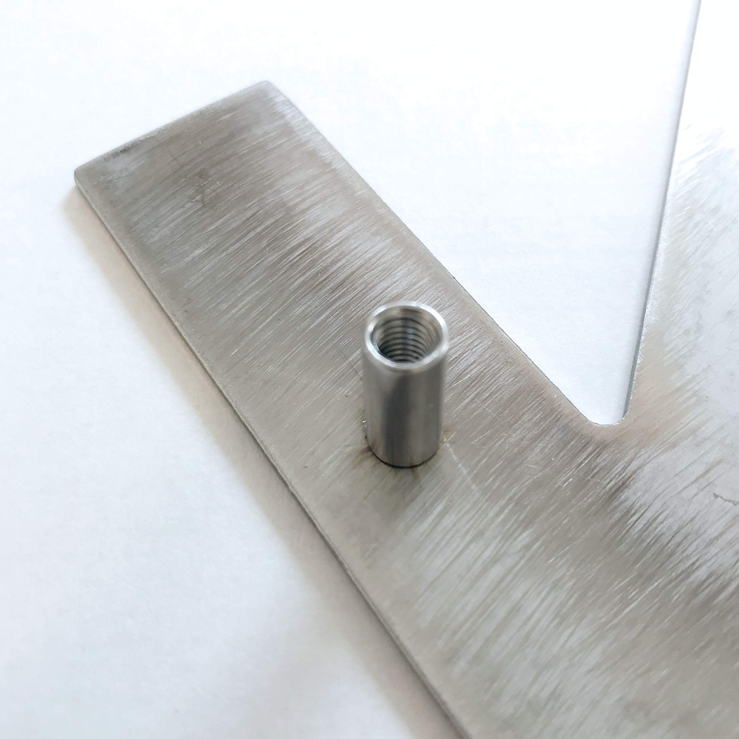 House or apartment number, brushed stainless steel number (304 quality), assorted stainless steel fittings, height 15 cm - Image 4