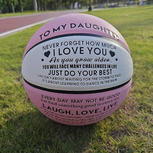 Miniatura 5 de Regalo de baloncesto grabado para interiores y exteriores para hijo, nieto, hija, regalos de baloncesto personalizados, regalo de graduación de