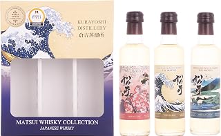 Matsui Whisky THE MATSUI Single Malt Japanese Whisky Set 48% Vol. 3x0,2l in Giftbox