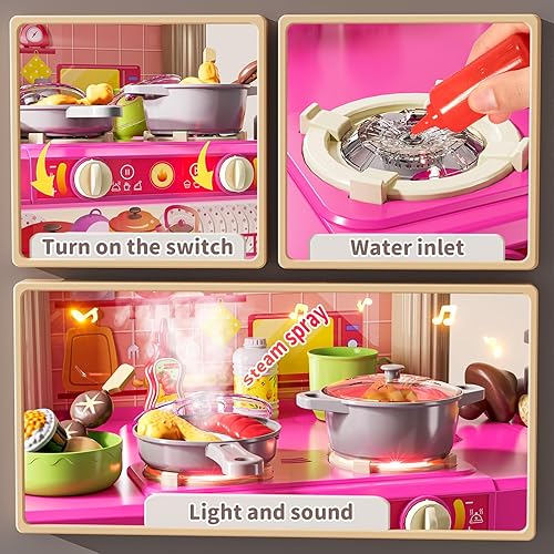 Miniatura 4 de Juego de cocina para niños (46PCS)