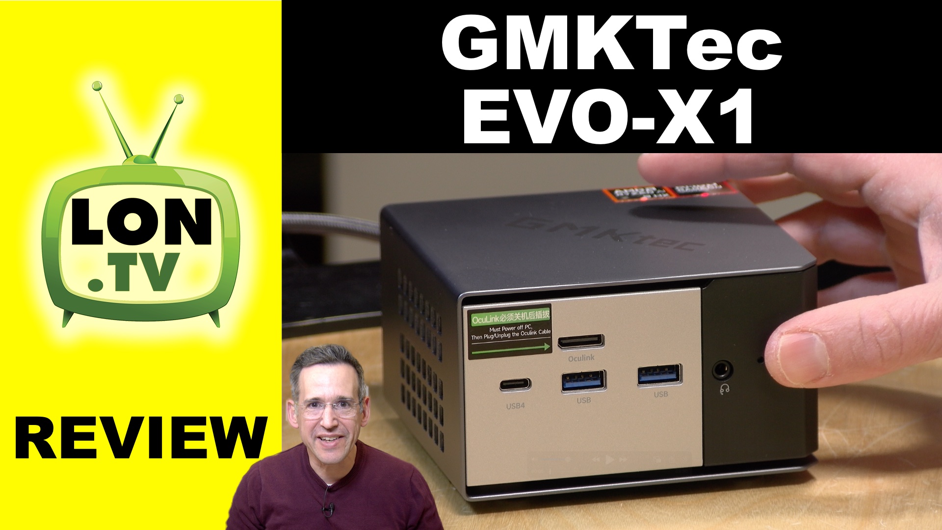 新品】GMKtec EVO-X1 64GB/1TB GMKtec EVO-X1 AMD Ryzen™ AI 9 HX 370