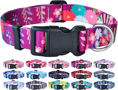 Miniatura 1 de Collar para perro lindo collar para perros pequeñosmedianosgrandes, collares de perro para niños y niñas, suave ajustable (mediano (13 a 16