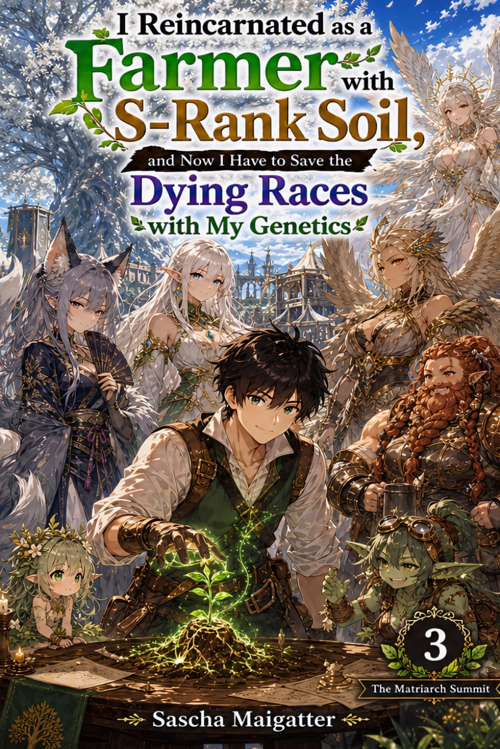 I Reincarnated as a Farmer with S-Rank Soil, and Now I Have to Save the Dying Races with My Genetics: Volume 3: The Matriarch Summit