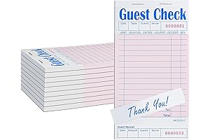 Guest Checks Designed Explicitly for Restaurants: The Epitome of Convenience and Welcoming Service
