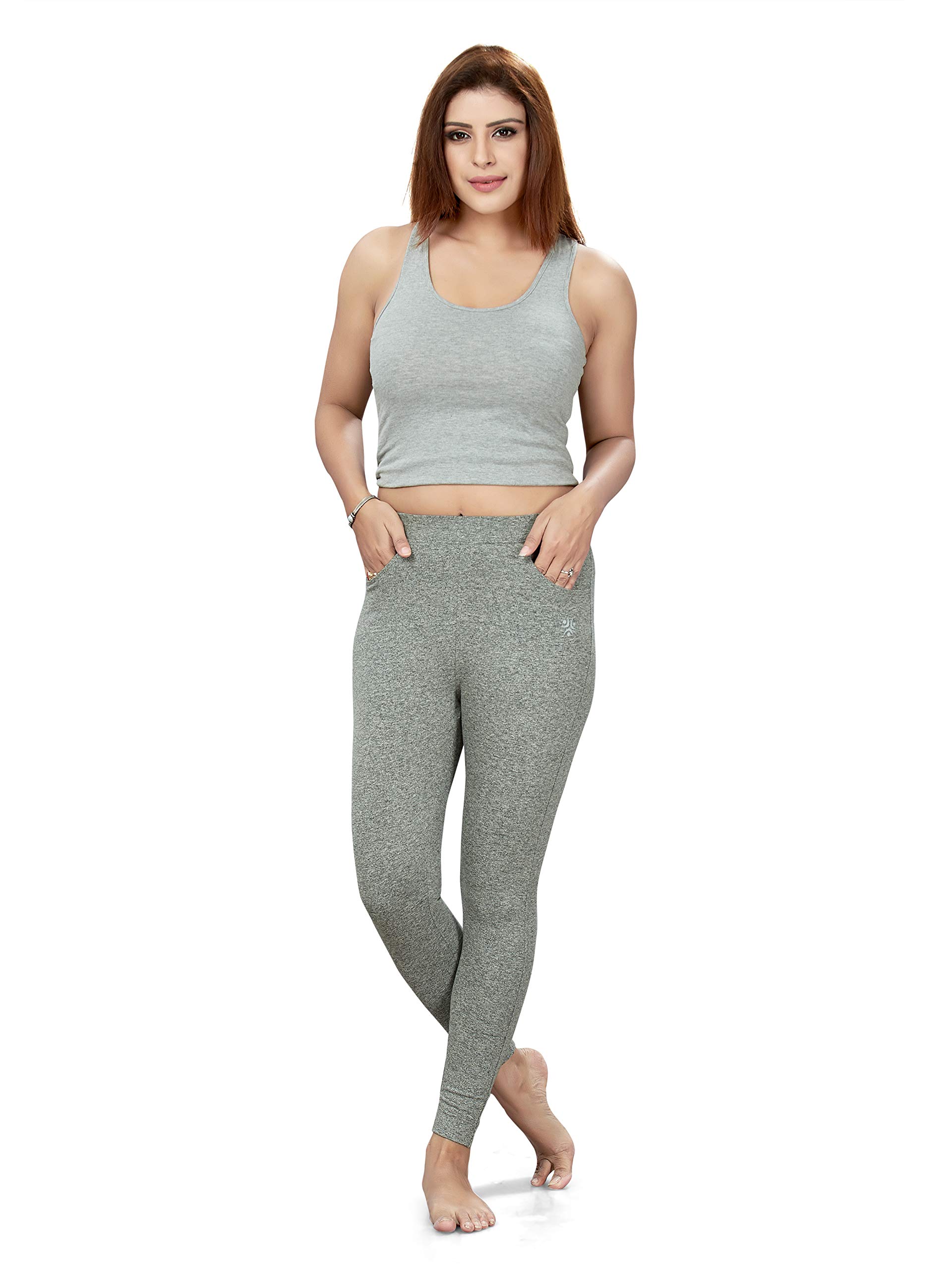 prova Women Grey Pants (Jegging Style) Stretchable