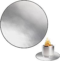 Vista 13 de DocSafe Tapete redondo para debajo de la parrilla de 60 x 60 pulgadas, tapete grande de 4 capas para hoguera, tapete ignífugo con protector
