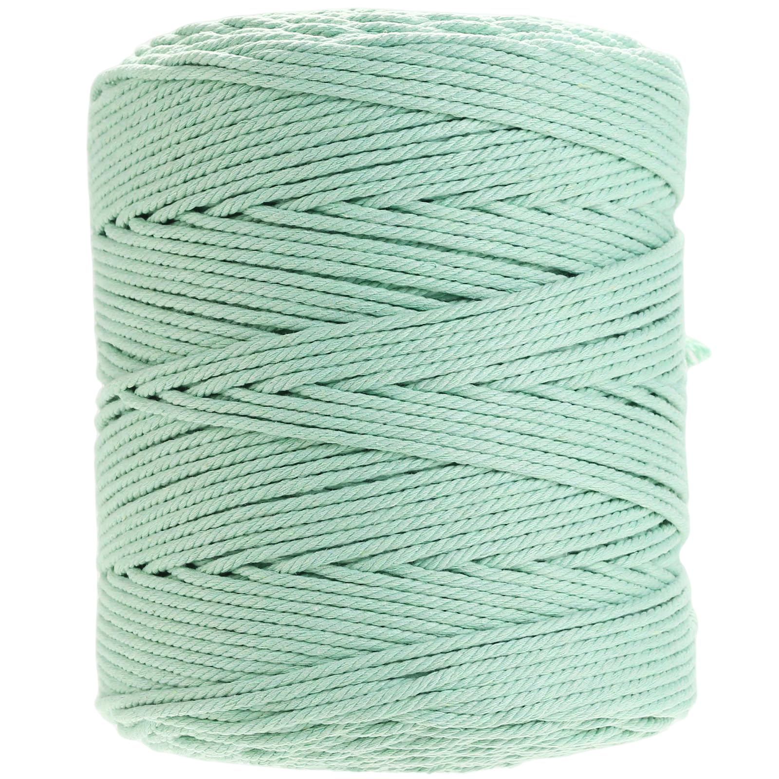 Cuerda de macramé suave de 4mm: hilo de algodón trenzado premium