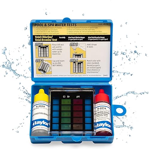 Kit de prueba básico para piscinas y spas residenciales Taylor K-1000
