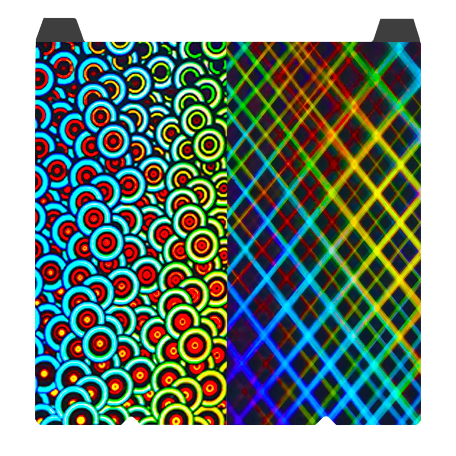 Sahvaim Kaleidoscope+Skynet Build Plate for K1/K1C/Ender 3 S1/Pro/Ender 3 V3 SE/Ender 3 V3 KE/Ender 5 S1 3D Printer,235x235mm Flexible Double Sided