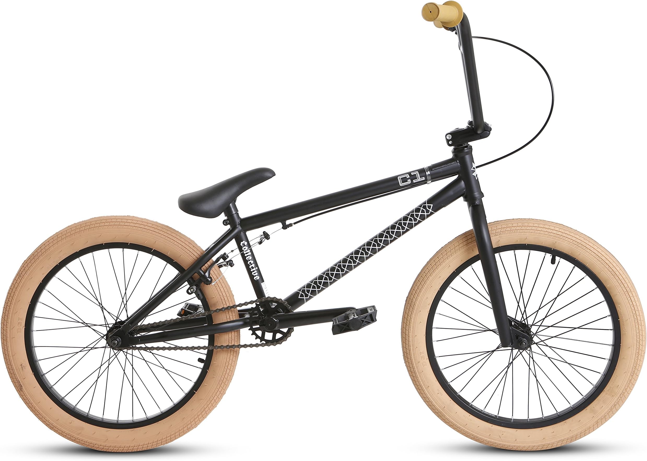 Collective C1 20 inch BMX Inch Bicycle Bike Black