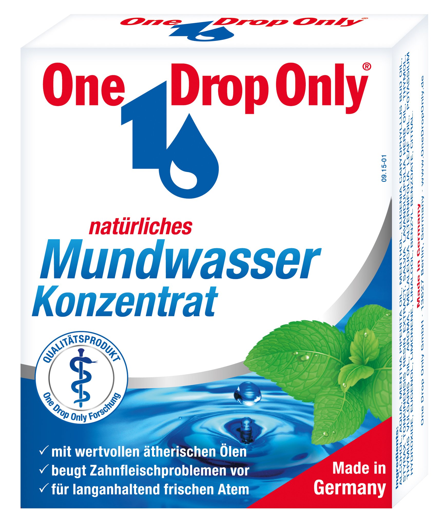 One Drop Only Lot de 5 + 1 bain de bouche concentré naturel 50 ml