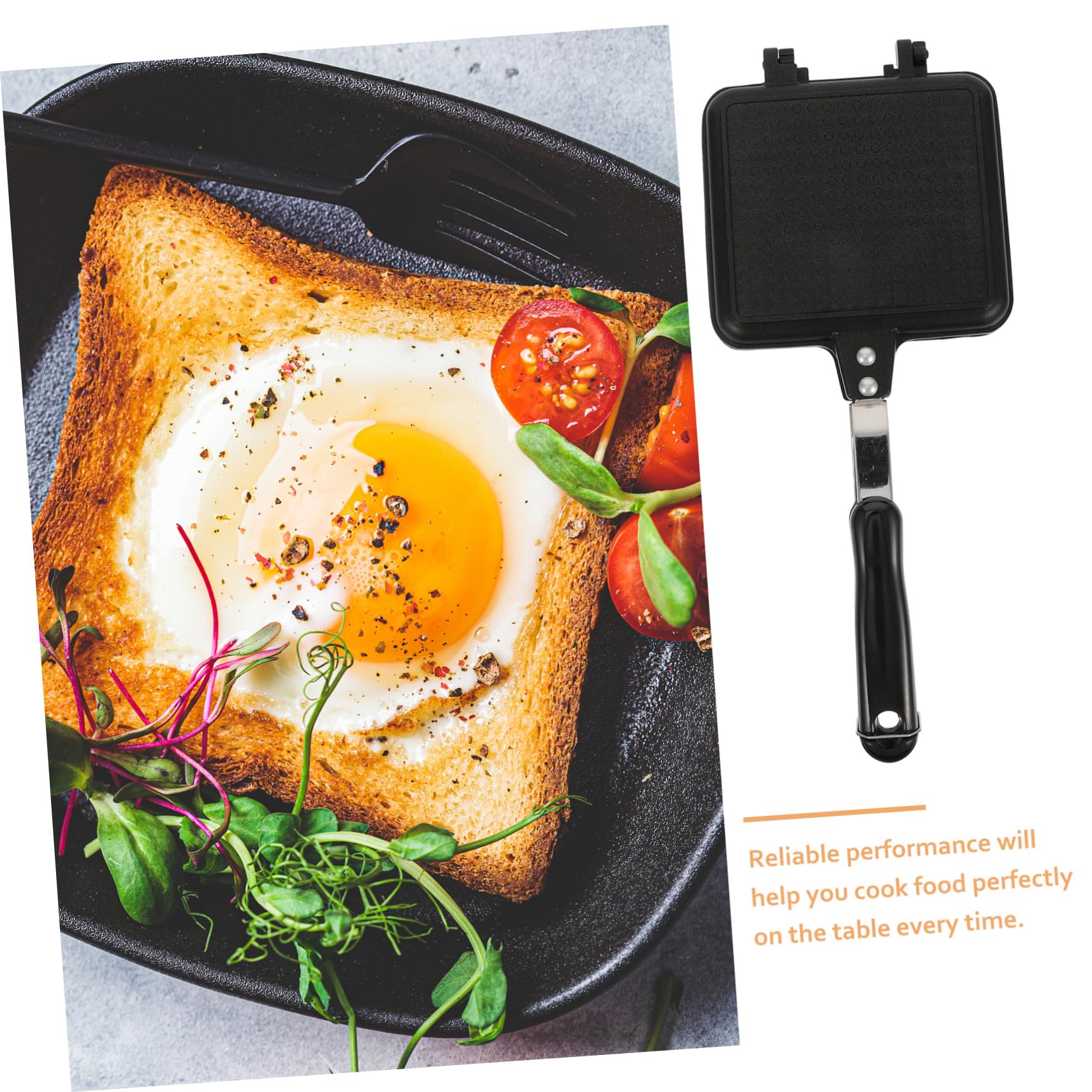 Toyvian Bandeja de Horno Extraíble Sartén Antiadherente Sartén de Doble Cara Pan Utensilios de Cocina para Hacer Sándwiches el Horno