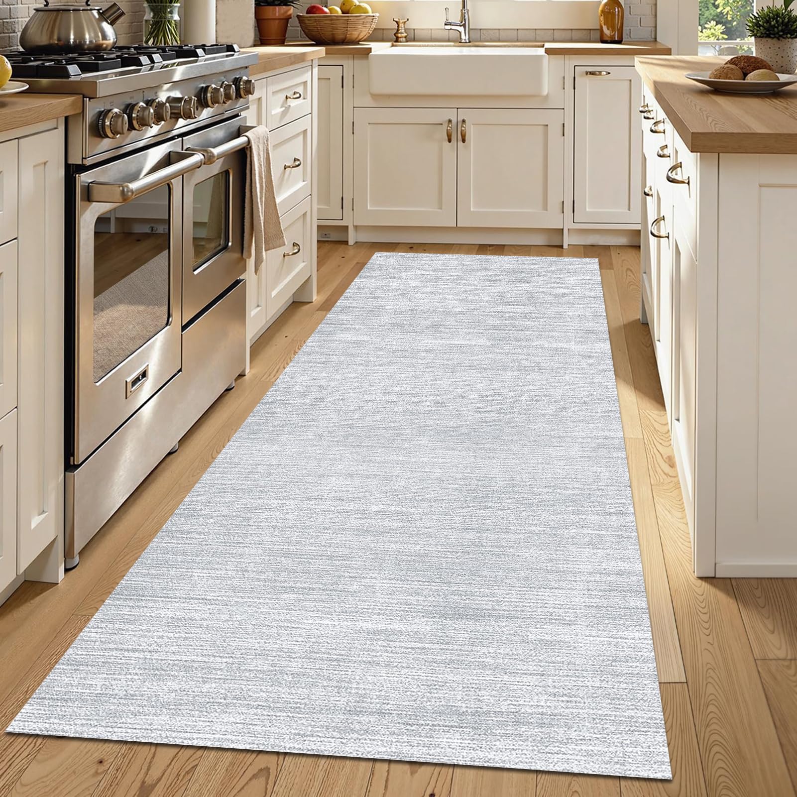 Alfombra corredor pasillo transitable con base antideslizante de 100x150cm