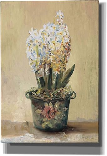 Epic Graffiti 'Jacintos en macetas' de Marilyn Hageman, arte de pared en lienzo, 18 x 26 pulgadas