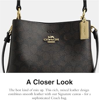 Coach Small Town Bucket Bag in Signature Canvas