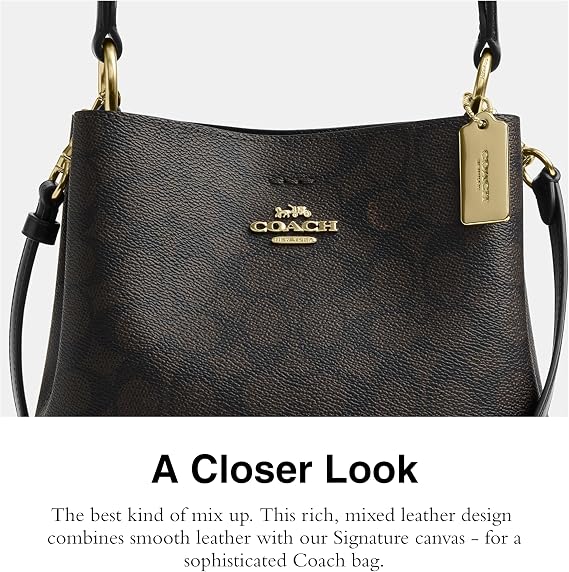 Coach Small Town Bucket Bag in Signature Canvas