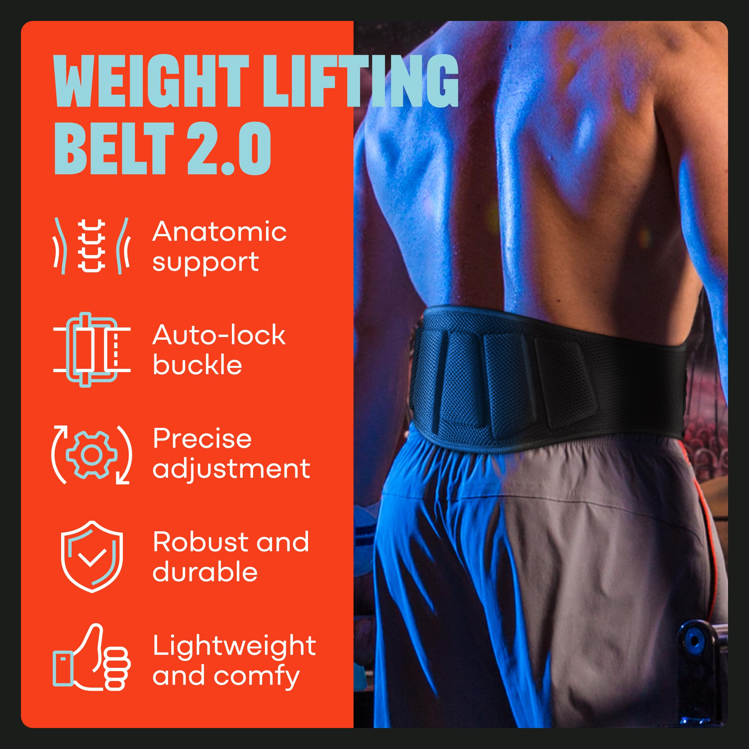Mava Sports Cintura per sollevamento pesi per uomini e donne, cintura per pesi con catena per pullup, cintura per sollevamento pesi, squat, bodybuilding, in acciaio resistente, cintura da allenamento