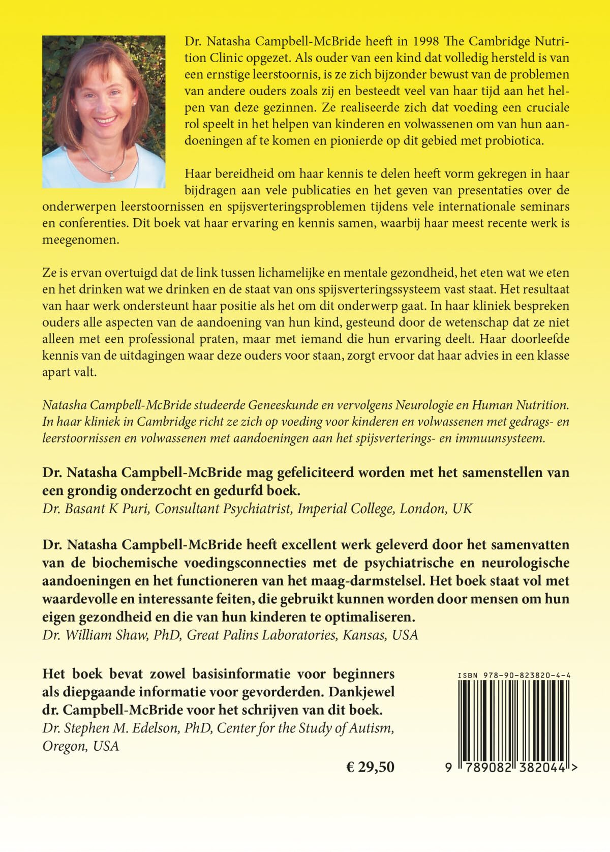 Gut and Psychology Syndrome: een natuurlijke behandeling voor dyspraxie, autisme, ADD, ADHD, dyslexie, depressie en schizofrenie