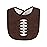 Hudson Baby Unisex Baby Cotton Terry Drooler Bibs with Fiber Filling, Football, One Size