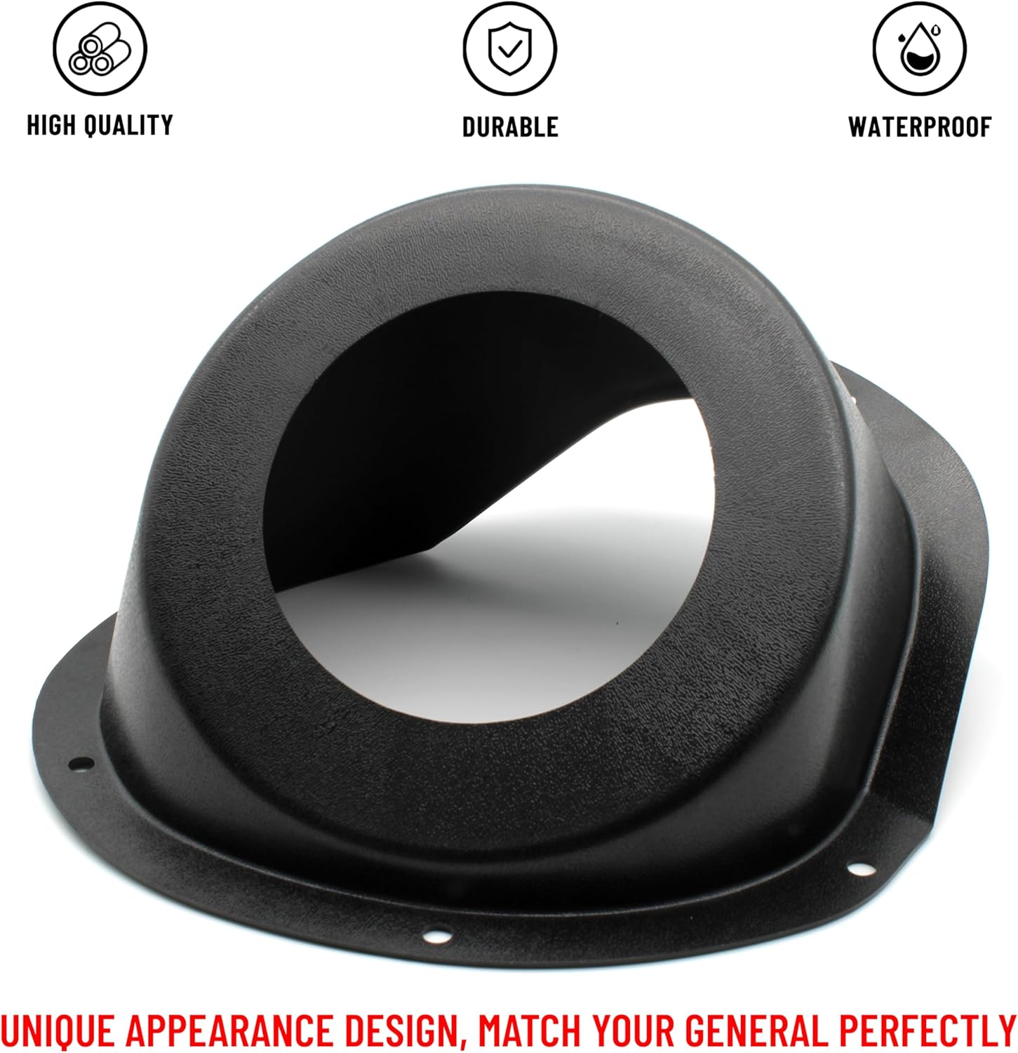 SAUTVS UTV Under Dash Kick Pod Brackets, 6.5" Speaker Mount Front Kick Panels for Polaris General 1000 EPS Accessories (2PCS)