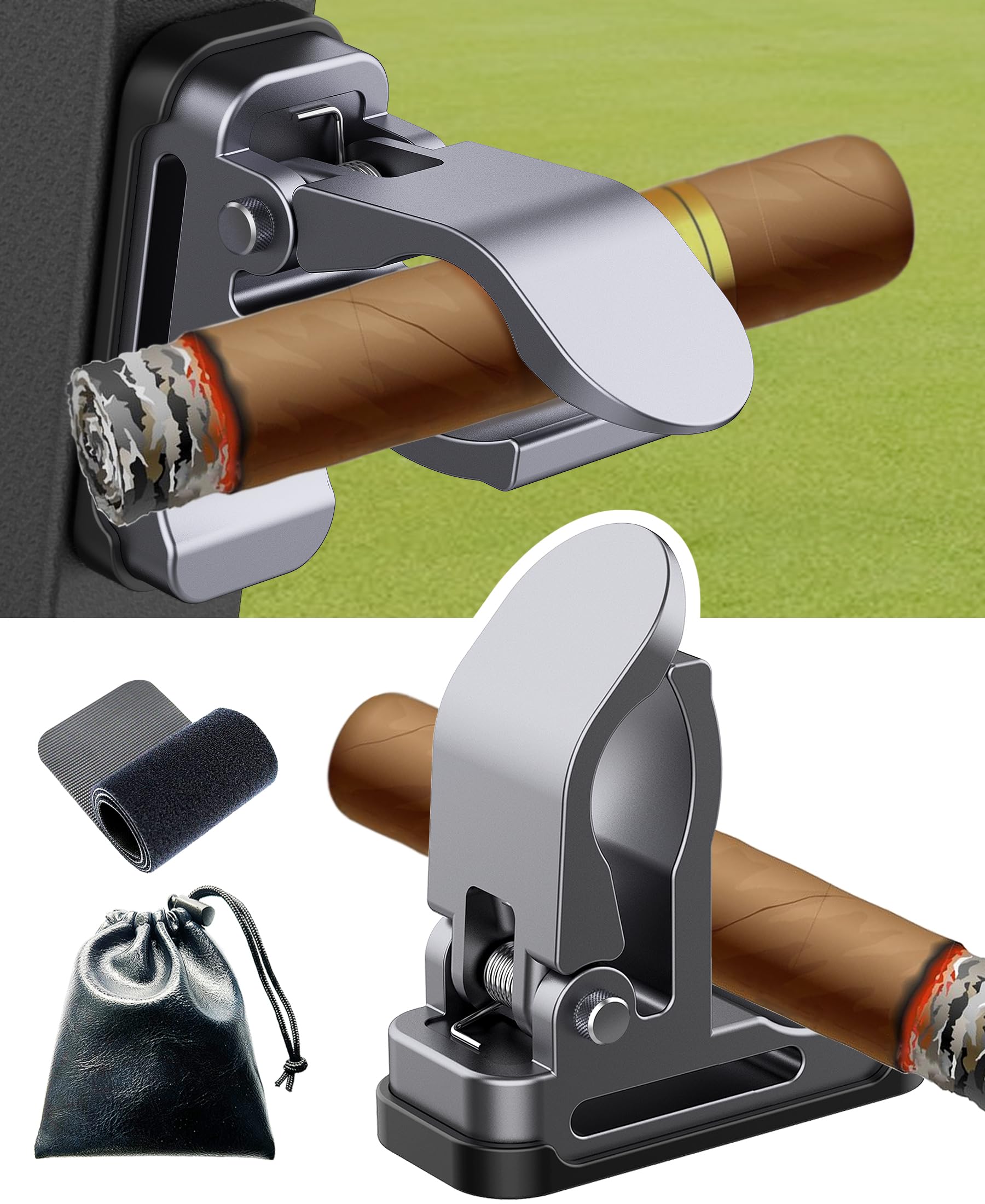 Magnetic Cigar Holder for Golf Cart