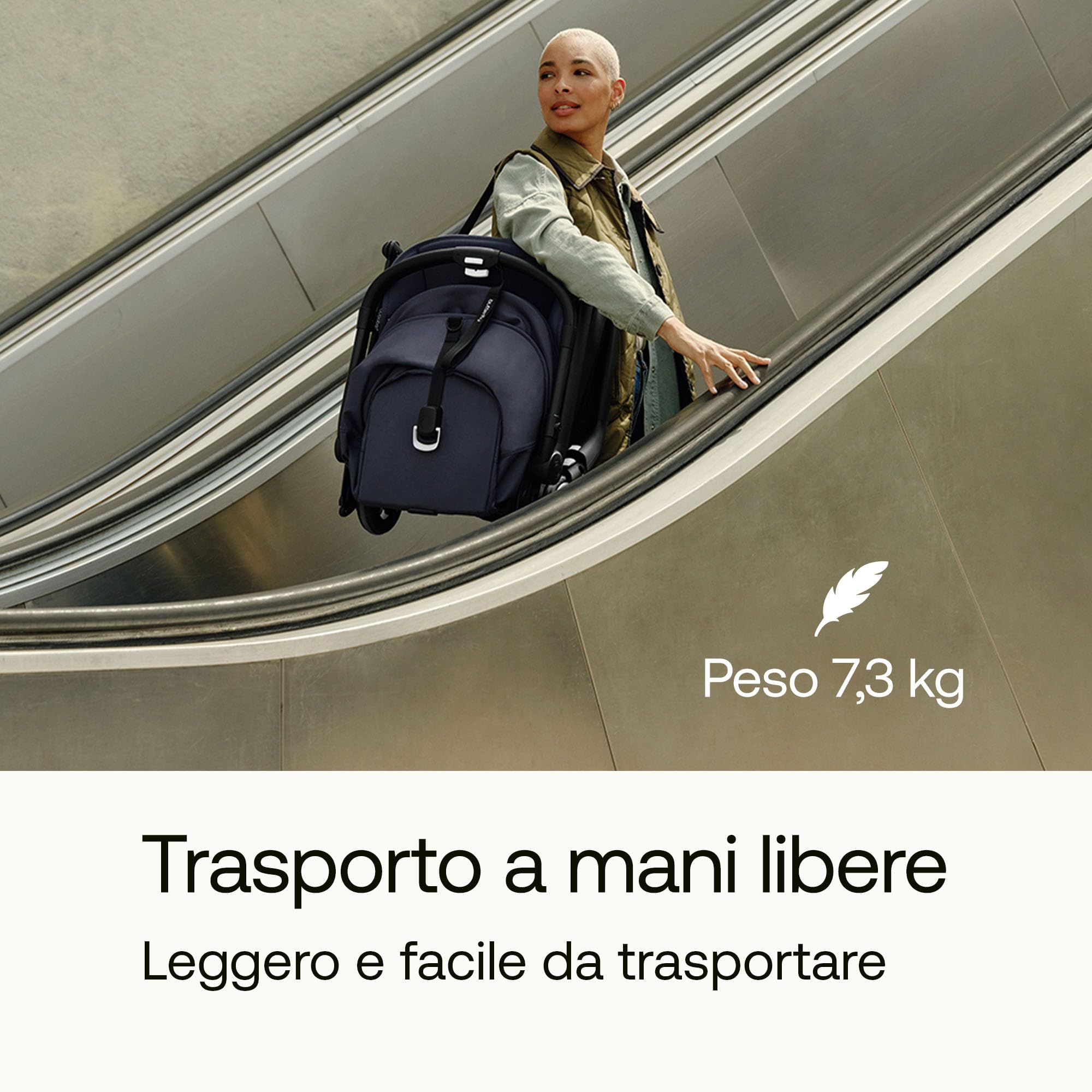 Bugaboo Butterfly Passeggino da Viaggio Ultracompatto, Pieghevole 1 Secondo, Forest Green